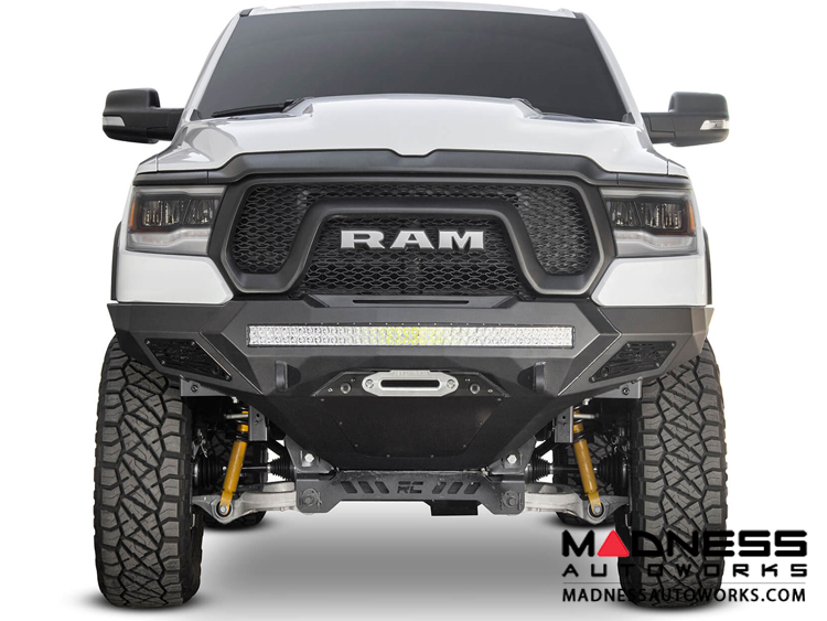 Dodge Ram Rebel Stealth Fighter Winch Front Bumper w/ Sensors